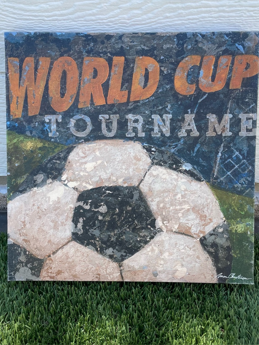 World Cup Tournament Soccer Canvas Art -